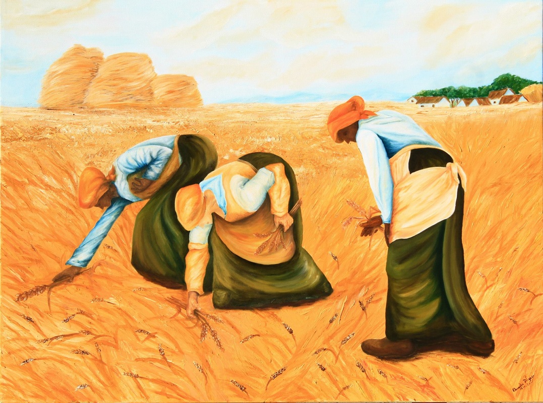 Las espigadoras Reproduccion de Jean Millet
